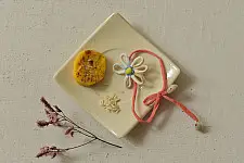 Threads of Tradition | Handmade Bhai Rakhi ( Set of Two)
