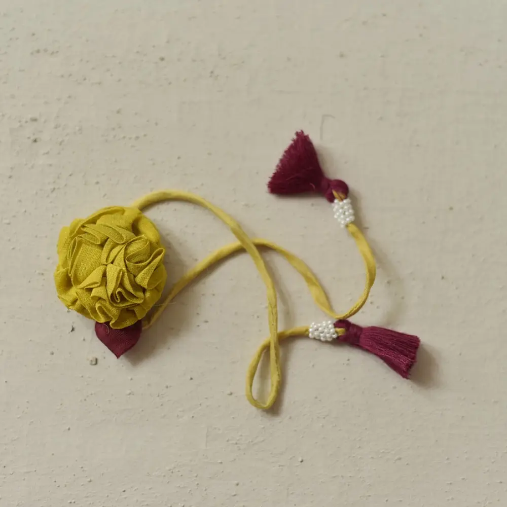 Shop Handmade Fabric Bhai Bhabhi Rakhi Set