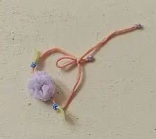Threads of Tradition | Handmade Fabric Bhai Bhabhi Rakhi Set