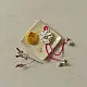 Shop Bhai Bhabhi Rakhi Set - Cotton Fabric