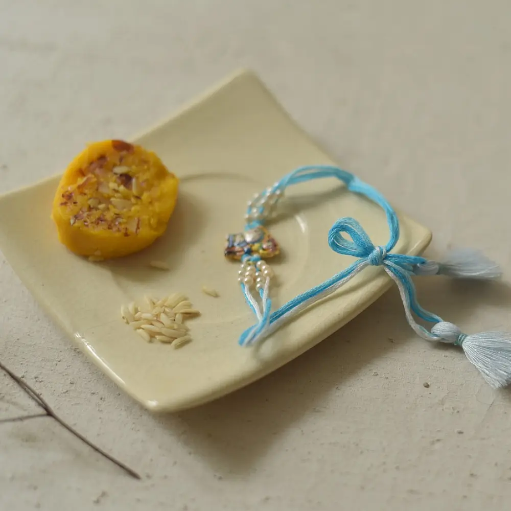Shop Handmade Bhai Bhabhi Rakhi Set