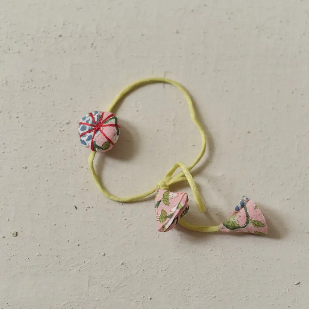Shop Handmade Cotton Fabric Rakhi - Bhai Bhabhi Rakhi Set