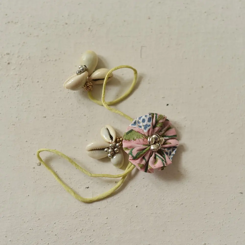 Shop Handmade Cotton Fabric Rakhi - Bhai Bhabhi Rakhi Set