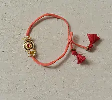 Threads of Tradition | Kundan Rakhi Set For Bhai & Bhabhi