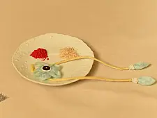 Threads of Tradition ~ Handmade Fabric Bhai Rakhi (Chanderi Fabric) A
