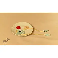 Threads of Tradition ~ Handmade Fabric Bhai Rakhi (Chanderi Fabric) A