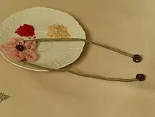 Threads of Tradition ~ Handmade Fabric Bhai Rakhi (Chanderi Fabric) G