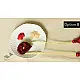 Handmade Fabric Rakhi - Chanderi Fabric - maroon