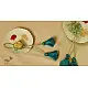 Handmade Fabric Bhabhi Rakhi (Reusable) - Flower Lumba