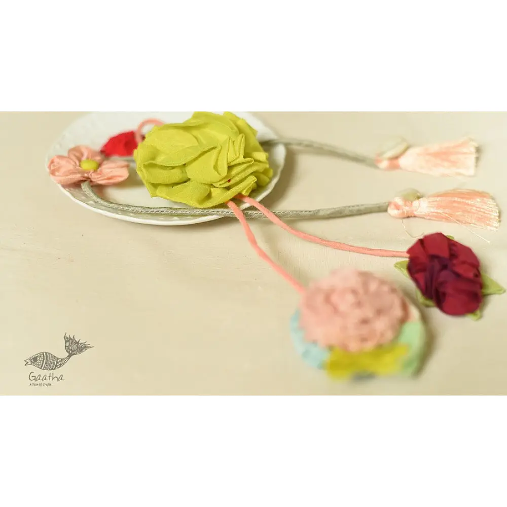 Fabric Bhai - Bhabhi Rakhi & Lumba Rakhi ( Set of Two )