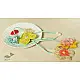 Handmade Fabric Bhai - Bhabhi Rakhi & Lumba Rakhi ( Set of Two )