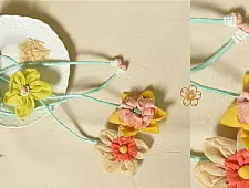 Threads of Tradition ~ Handmade Bhai - Bhabhi Rakhi & Lumba Rakhi ( Set of Two )