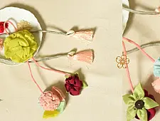 Threads of Tradition ~ Handmade Rakhi & Lumba Rakhi ( Set of Two ) C