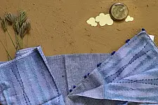 Saarang . सारंग ☁ Kota Doria Cotton Embroidered Dupatta ☁ 8