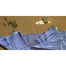 Saarang . सारंग ☁ Kota Doria Cotton Embroidered Dupatta ☁ 8