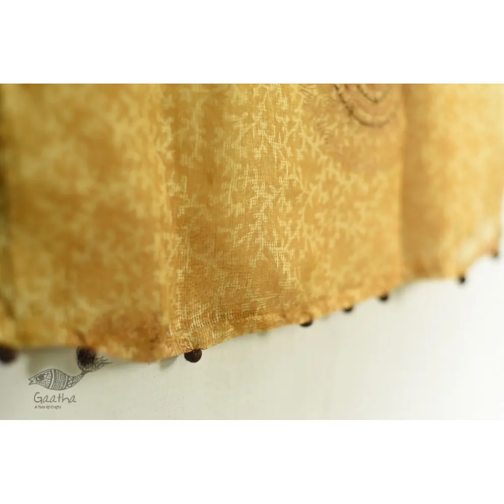 kota silk embroidered stole