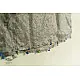 shop Kota Doria Silk Embroidered Stole with Block Print -grey