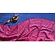 shop Kota Doria Silk Embroidered Stole with Block Print