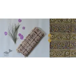 Rohini . रोहिणी ❀ Kalamkari Block Printed Cotton Dupatta - 9