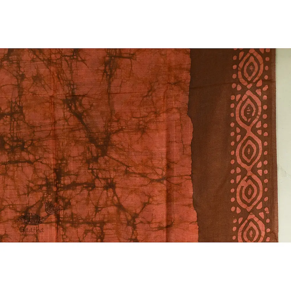 shop Handloom Mulberry Silk Dress Material - Top & Cherry pink Bottom, Dupatta