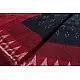 shop Pure Cotton Ikat Red & Black Saree