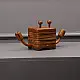 Online Handmade Wooden Coaster set - Crab