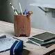 Online Handmade Wooden Mushroom Tail Pen Stand ( Three Sizes Option )