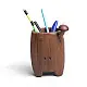 Online Handmade Wooden Mushroom Tail Pen Stand ( Three Sizes Option )