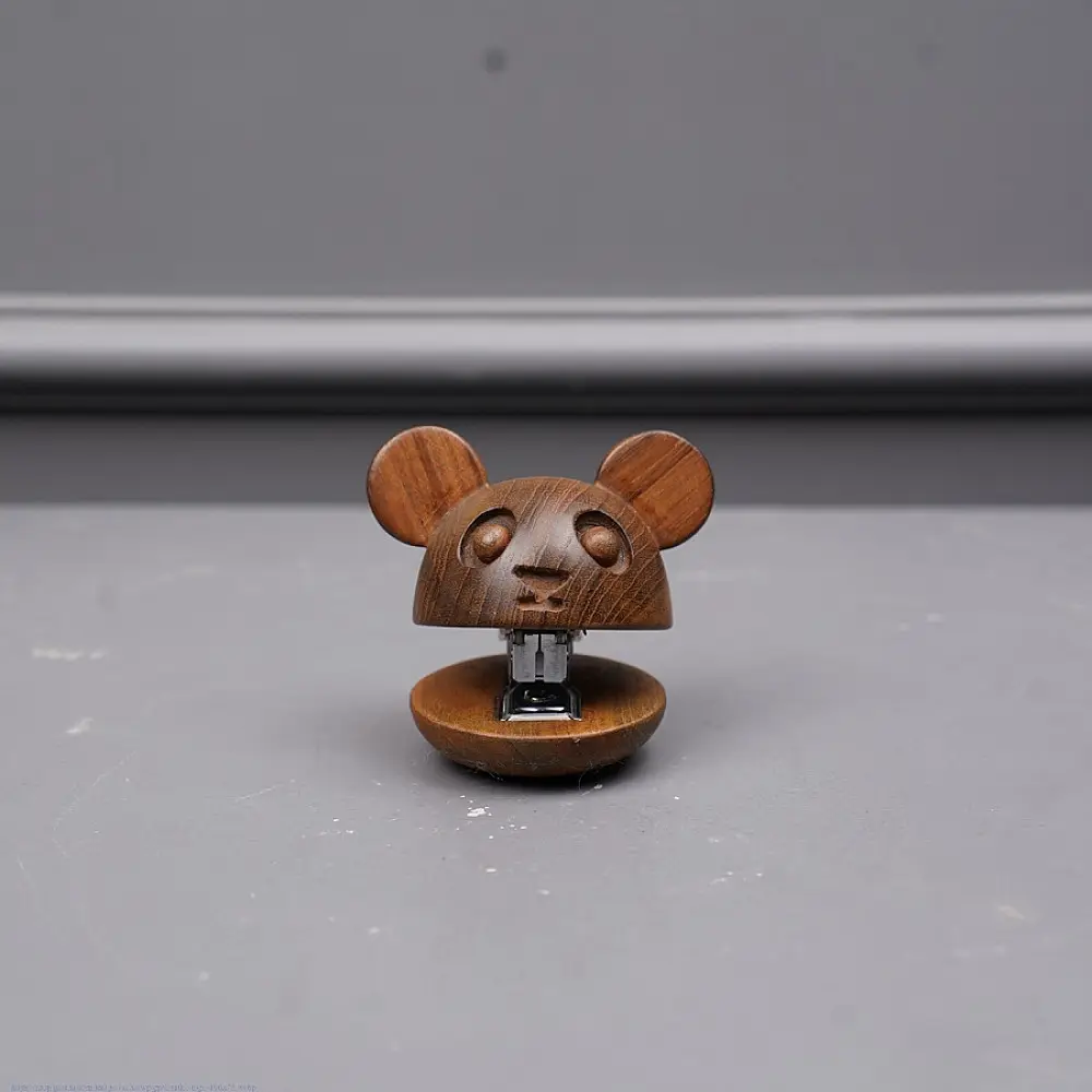 Online Handmade Wooden Stapler (Panda / Cat / Dog )
