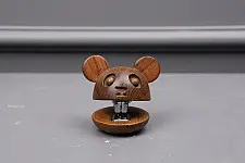 Lakdi . लकड़ी ~ Handmade Wooden Stapler (Panda / Cat / Dog )