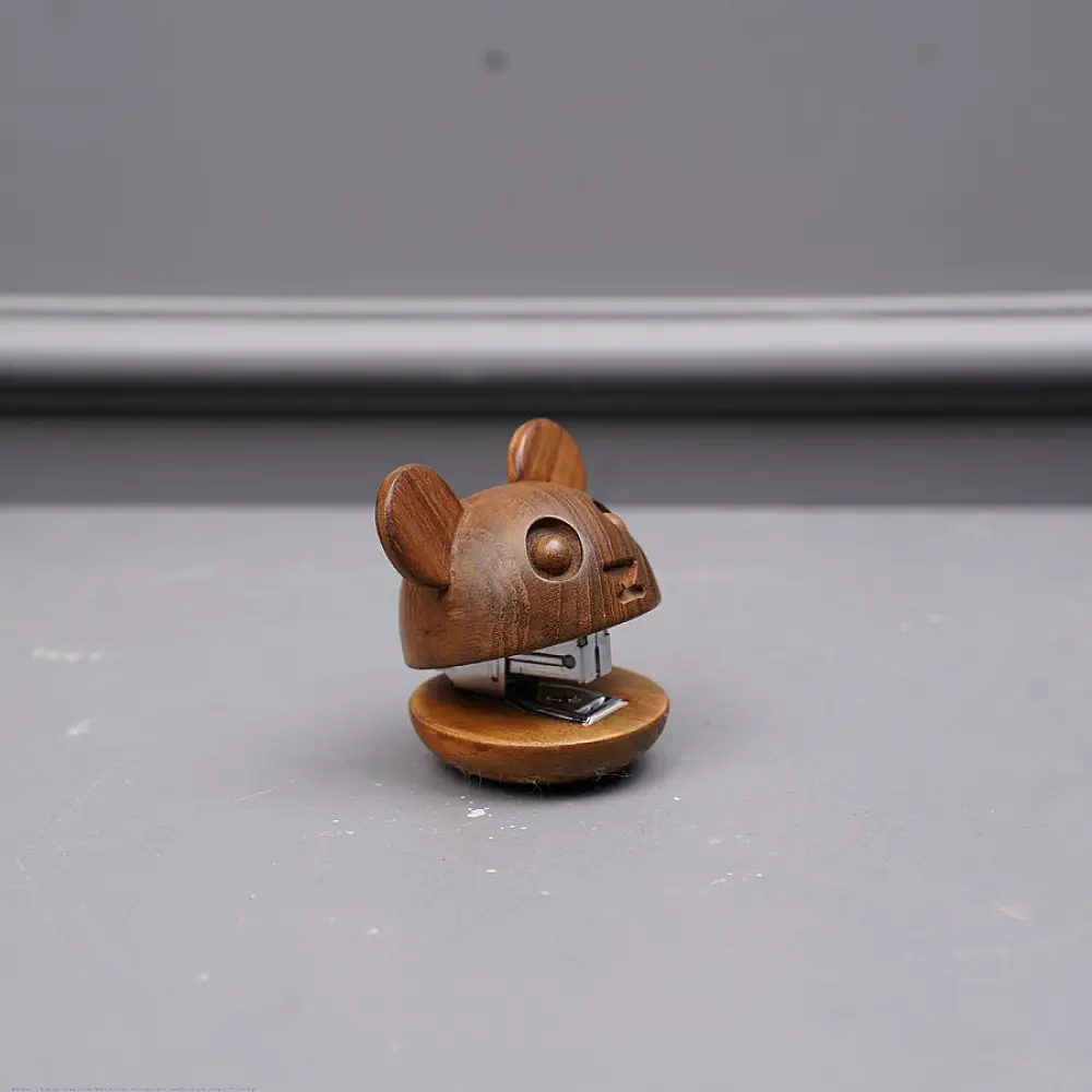 Online Handmade Wooden Stapler (Panda / Cat / Dog )