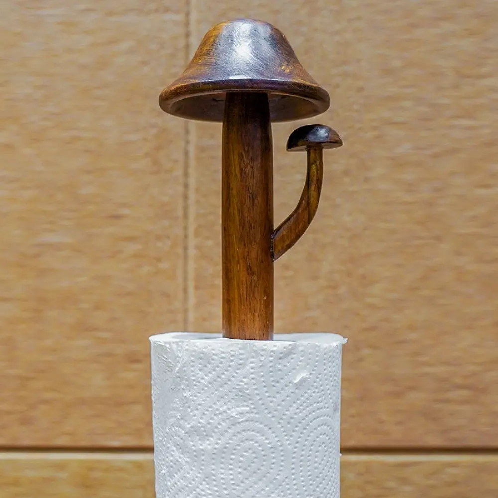 Online Handmade Wooden - Tissue Roll Mushroom