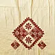 Embroidered Blouse Piece ( Unstitched ) - Off White Cotton Silk Fabric
