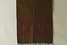 Tangaliya | Handloom Cotton Stole - Brown