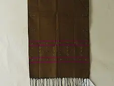 Tangaliya | Handloom Cotton Stole - Brown