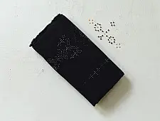 Tangaliya Woven Woollen Shawl | Black
