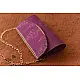 shop handwoven cotton tangaliya purse Purple