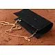 shop handwoven cotton tangaliya Clutch - Black