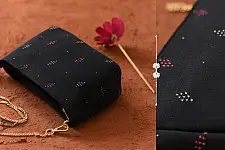 Dots & weaves ✣ Tangaliya Sling Bag - Black