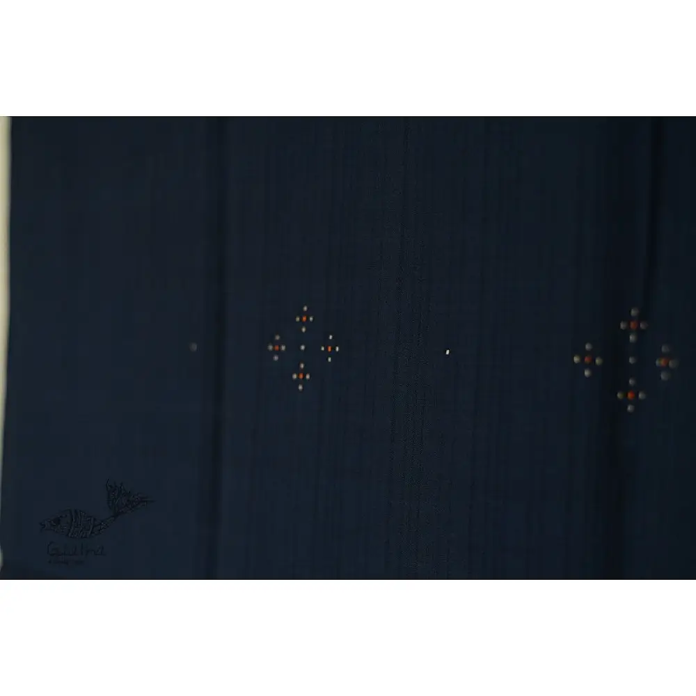 shop Handwoven Tangaliya Cotton Blue dupatta
