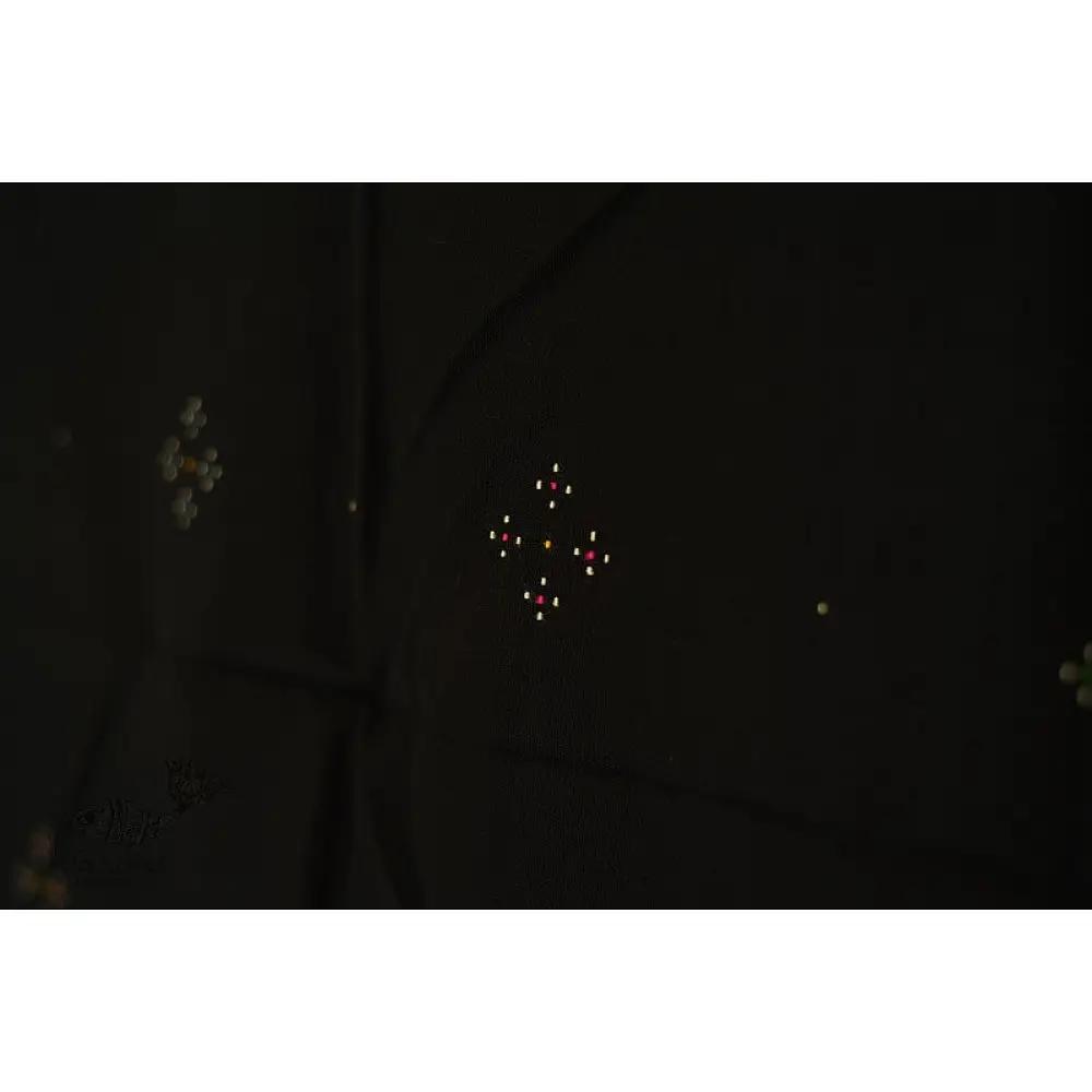 shop Handwoven Tangaliya Cotton Black dupatta
