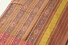 Champa - Chakli . चंपा - चकली | Handwoven Patola Cotton Saree - A