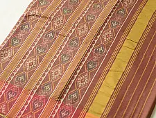 Champa - Chakli . चंपा - चकली | Handwoven Patola Cotton Saree - A