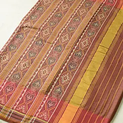 Champa - Chakli . चंपा - चकली | Handwoven Patola Cotton Saree - A