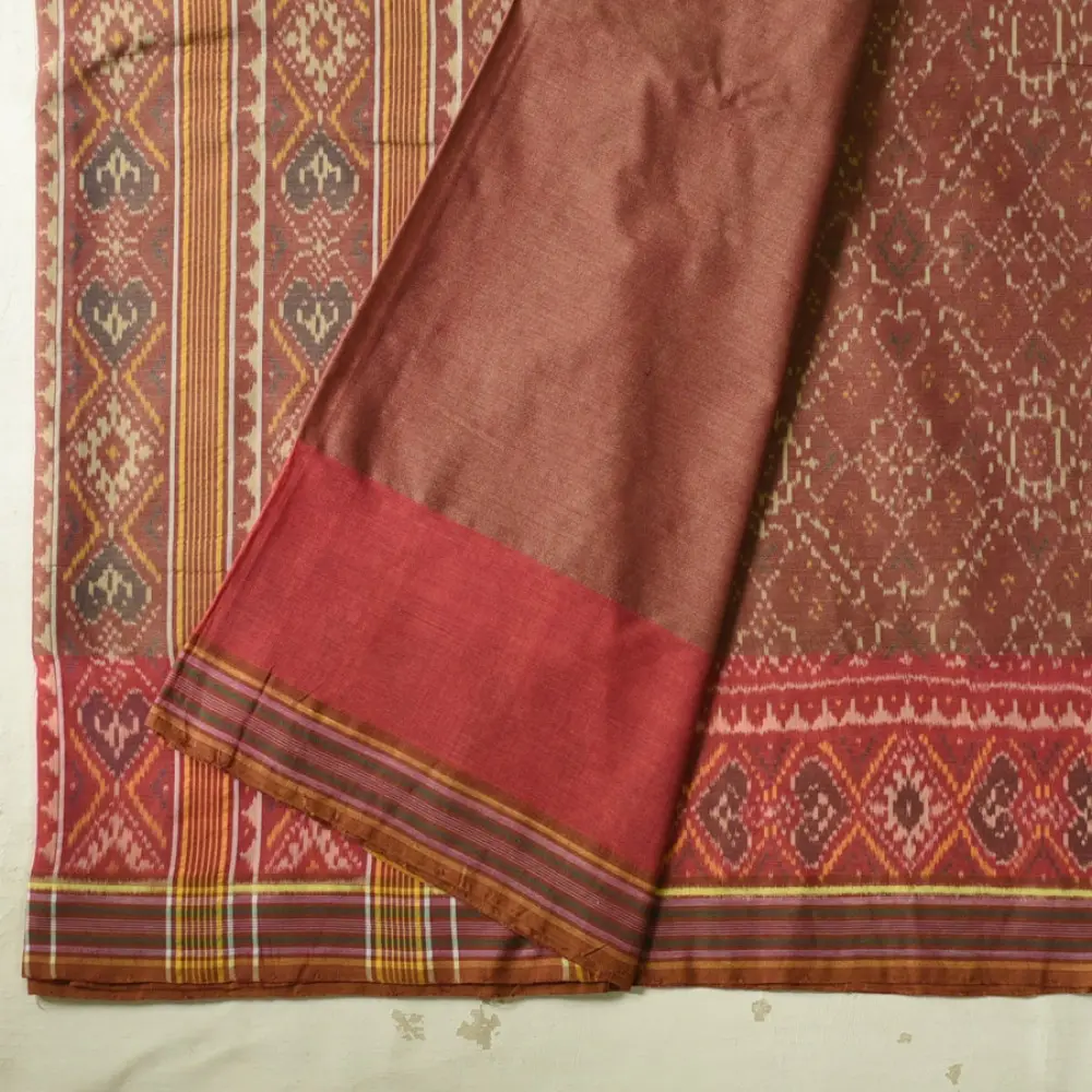 shop Patola cotton Handwoven Saree -  A