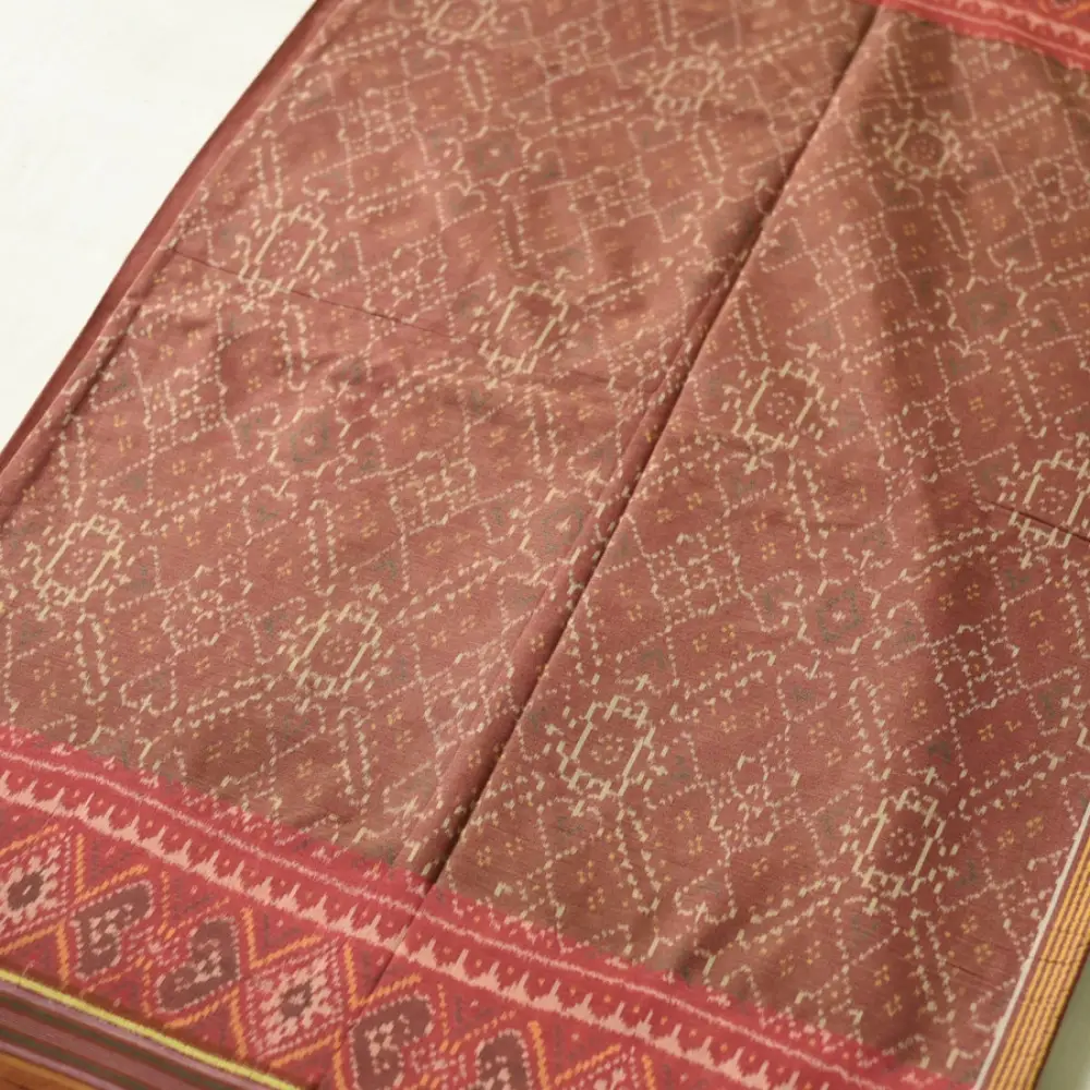 shop Patola cotton Handwoven Saree -  A