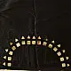 Embroidered Blouse Piece ( Unstitched )  - Black Mashru / Satin Fabric