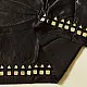 Embroidered Blouse Piece ( Unstitched )  - Black Mashru / Satin Fabric