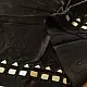 Embroidered Blouse Piece ( Unstitched )  - Black Mashru / Satin Fabric