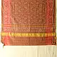 shop Handloom Cotton patola ikat Brick Red dupatta